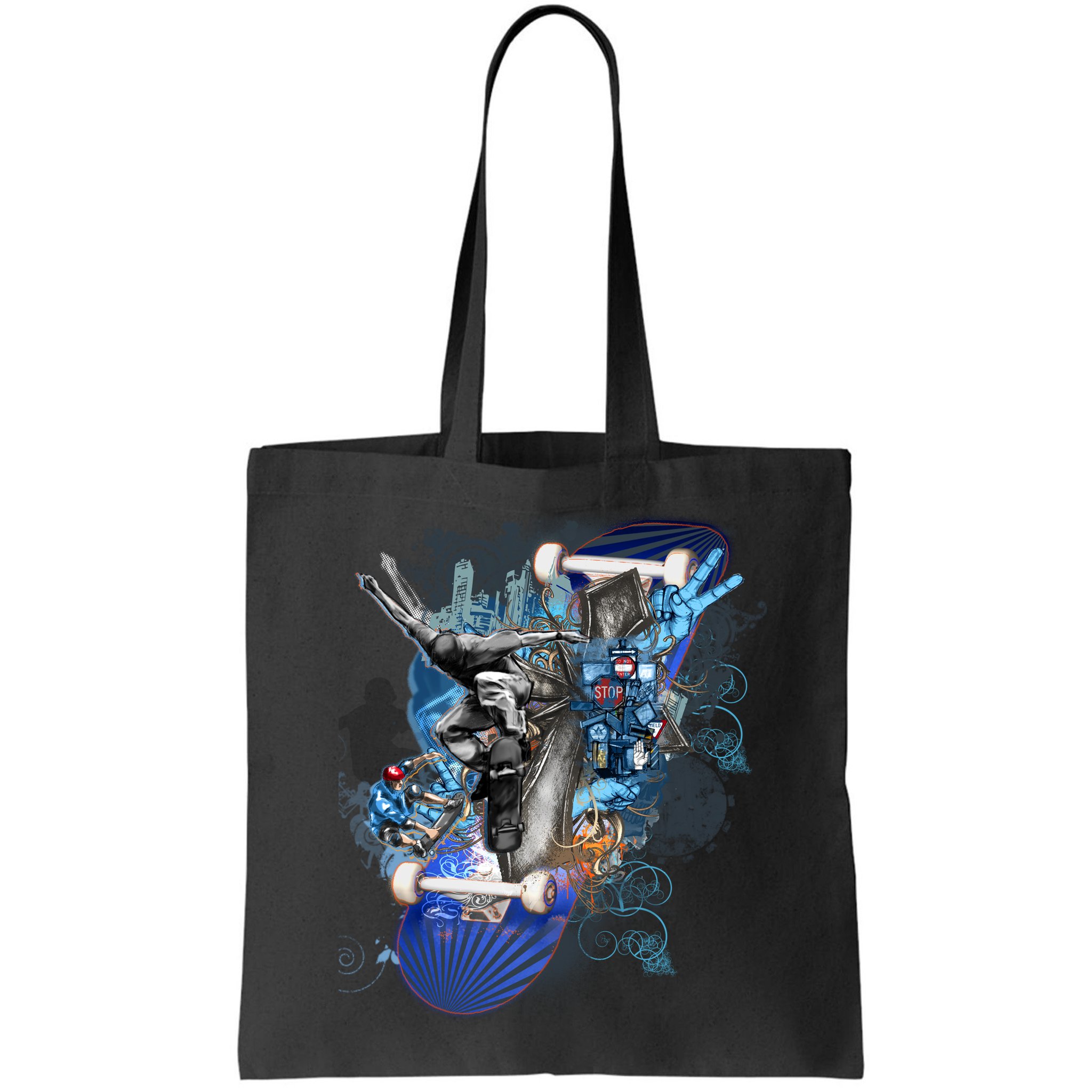 Skateboard Collage Bag