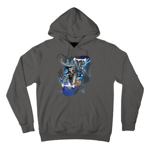 Skateboard Collage Hoodie