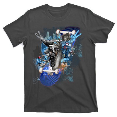 Skateboard Collage T-Shirt