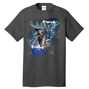 Skateboard Collage Tall T-Shirt