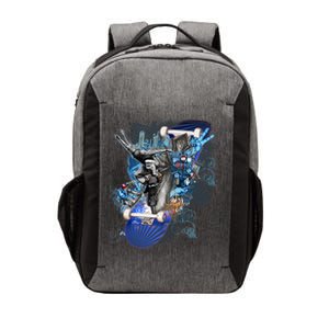 Skateboard Collage Vector Backpack