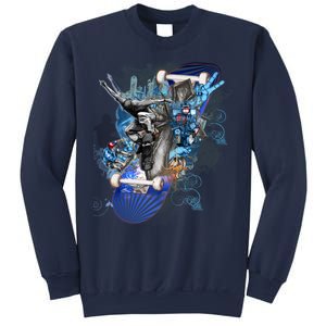 Skateboard Collage Sweatshirt