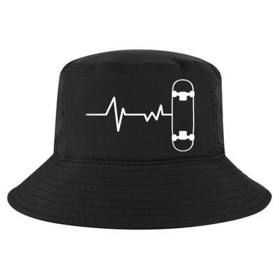 Skateboard Heartbeat Pulse Cool Comfort Performance Bucket Hat