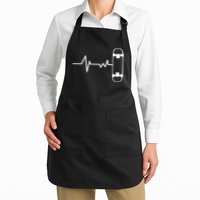 Skateboard Heartbeat Pulse Apron