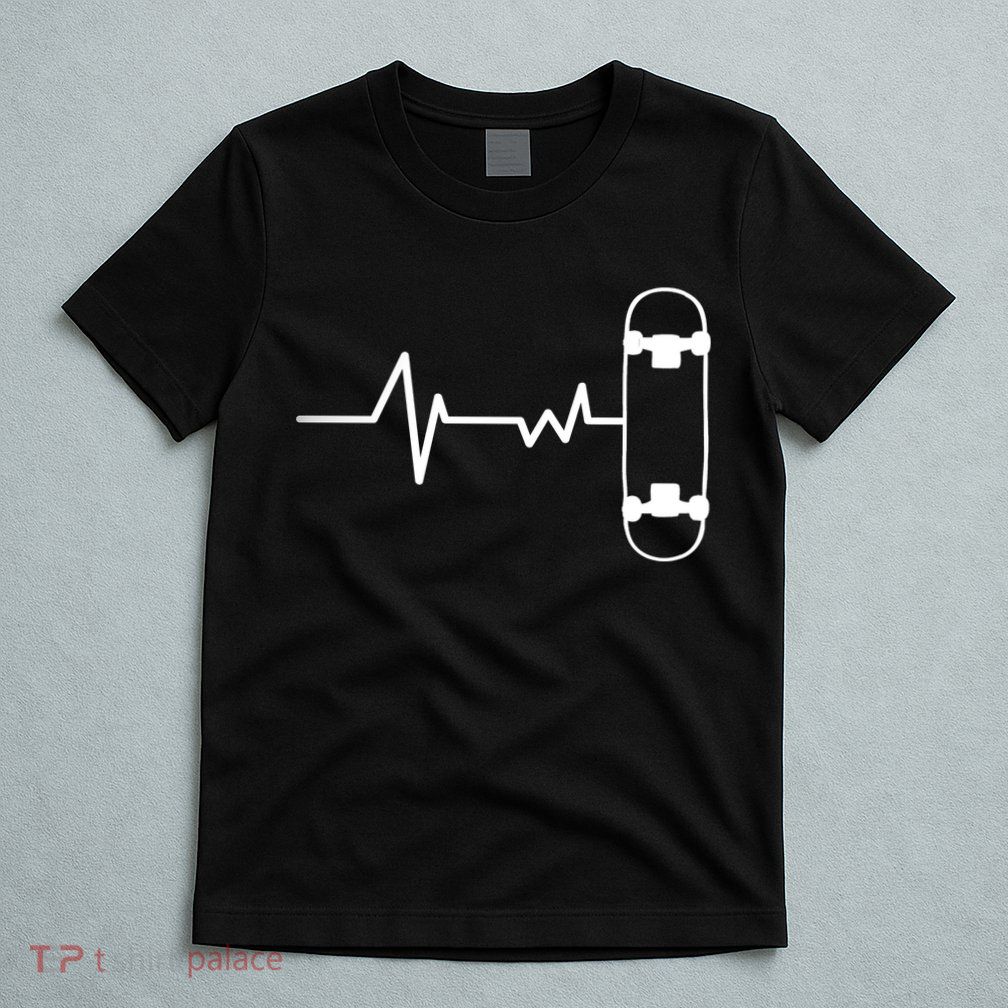Skateboard Heartbeat Pulse T-Shirt