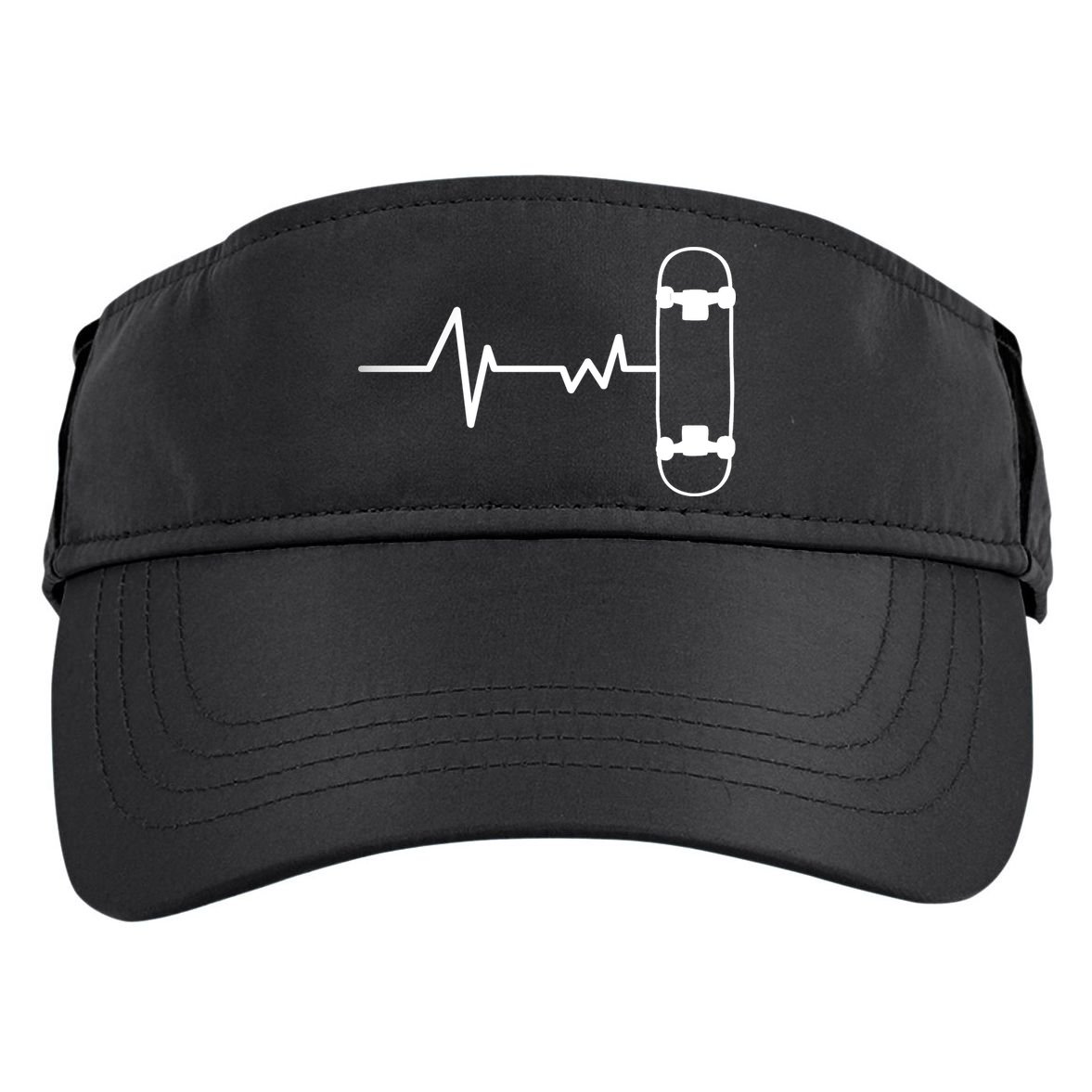 Skateboard Heartbeat Pulse Adult Drive Performance Visor