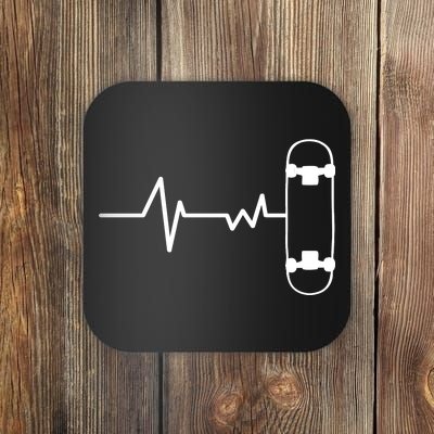 Skateboard Heartbeat Pulse Coaster