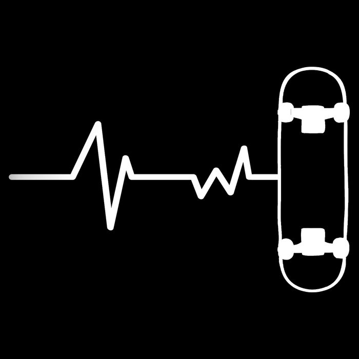 Skateboard Heartbeat Pulse Mesh Reversible Basketball Jersey Tank
