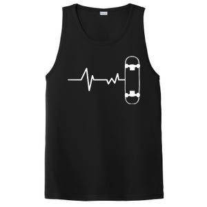 Skateboard Heartbeat Pulse PosiCharge Competitor Tank