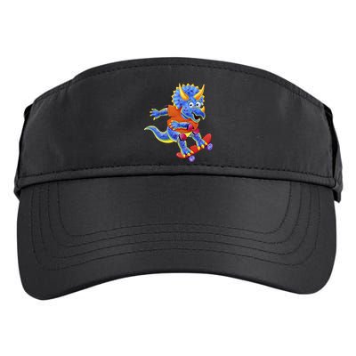 Skateboard Triceratops Adult Drive Performance Visor