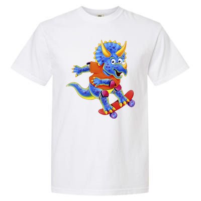 Skateboard Triceratops Garment-Dyed Heavyweight T-Shirt