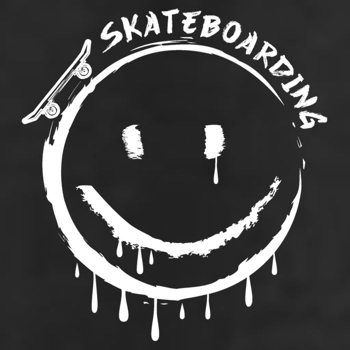 Skateboarding Graffiti Smile Face Adult Drive Performance Visor