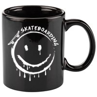 Skateboarding Graffiti Smile Face 11oz C Handle Ceramic Mug