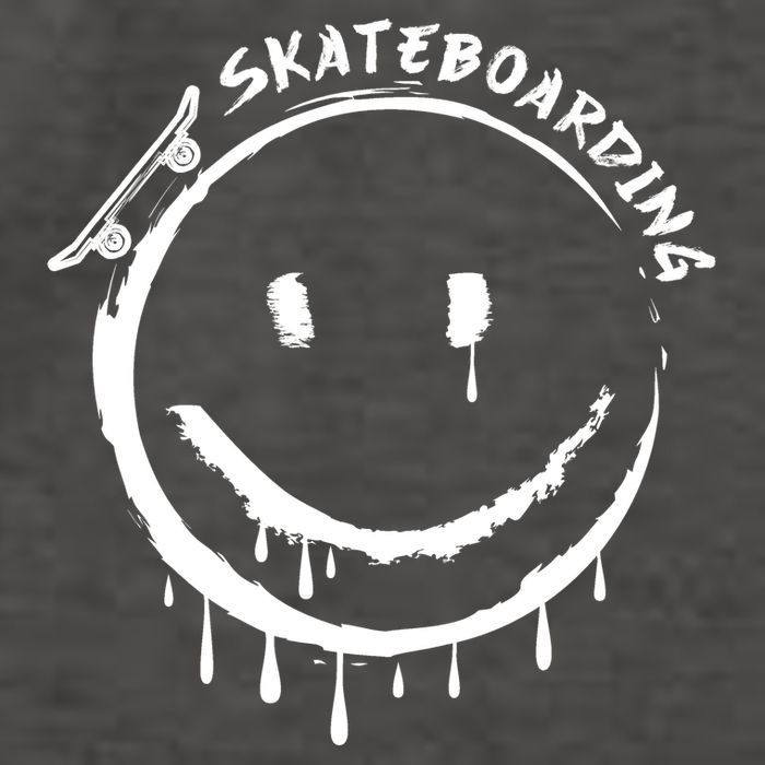 Skateboarding Graffiti Smile Face Vector Backpack