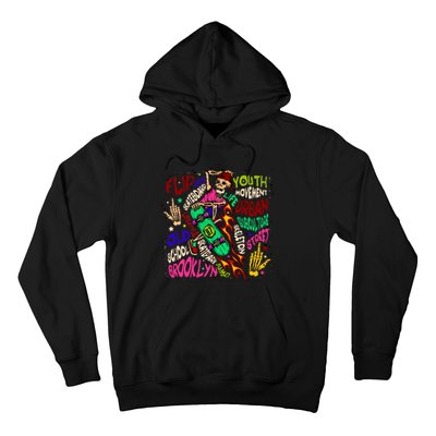 Skateboarding Skeleton Dude Hoodie