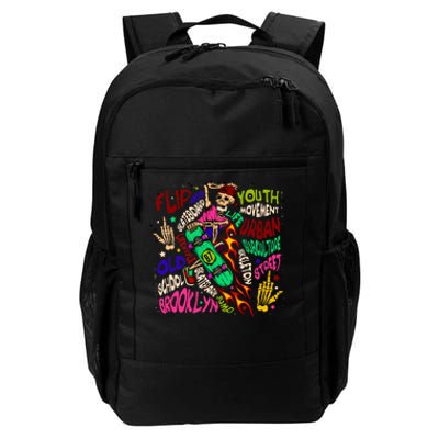 Skateboarding Skeleton Dude Daily Commute Backpack