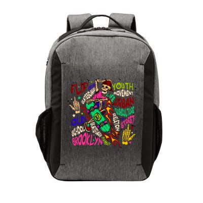 Skateboarding Skeleton Dude Vector Backpack