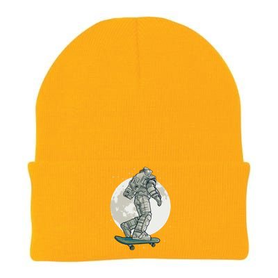 Skater Astronaut Moon Knit Cap Winter Beanie