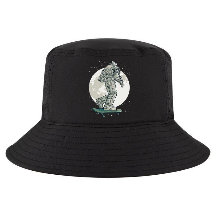 Skater Astronaut Moon Cool Comfort Performance Bucket Hat