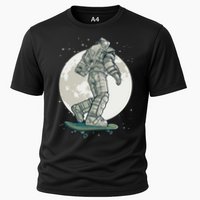Skater Astronaut Moon Performance Shirt