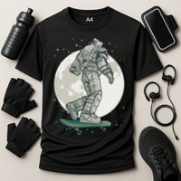 Skater Astronaut Moon Performance Shirt