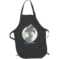 Skater Astronaut Moon Apron
