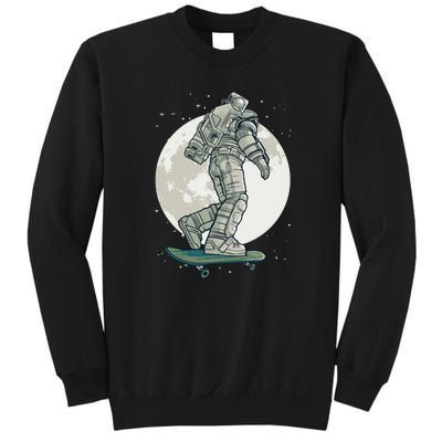 Skater Astronaut Moon Sweatshirt