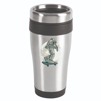 Skater Astronaut Moon 16oz Travel Tumbler
