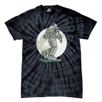 Skater Astronaut Moon Tie-Dye T-Shirt