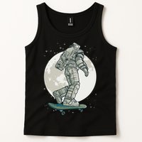 Skater Astronaut Moon Tank Top