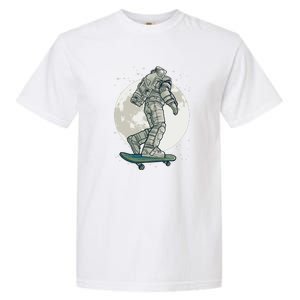 Skater Astronaut Moon Garment-Dyed Heavyweight T-Shirt