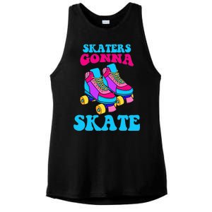 Skaters Gonna Skate Ladies PosiCharge Tri-Blend Wicking Tank