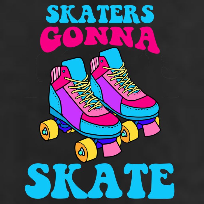 Skaters Gonna Skate 7 Panel Mesh Trucker Snapback Hat