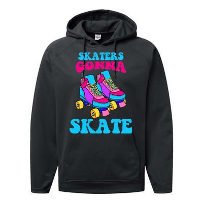 Skaters Gonna Skate Performance Fleece Hoodie