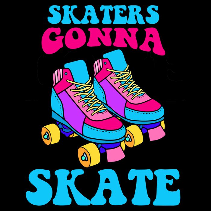 Skaters Gonna Skate Cooling Performance Crew T-Shirt