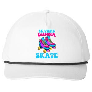 Skaters Gonna Skate Snapback Five-Panel Rope Hat