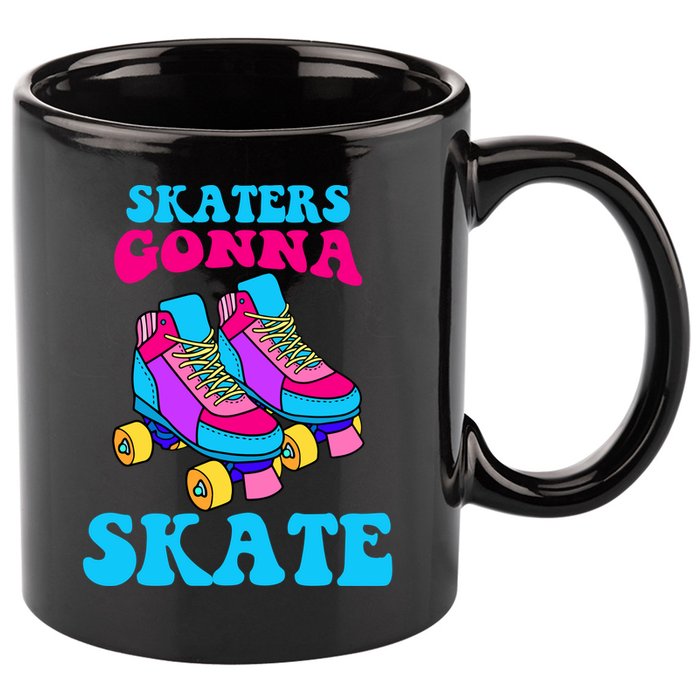 Skaters Gonna Skate 11oz C Handle Ceramic Mug