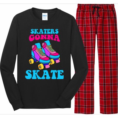 Skaters Gonna Skate Long Sleeve Pajama Set