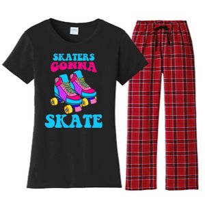 Skaters Gonna Skate Women's Flannel Pajama Set