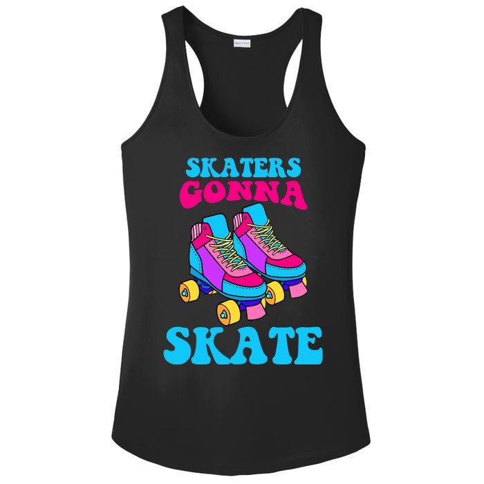 Skaters Gonna Skate Ladies PosiCharge Competitor Racerback Tank