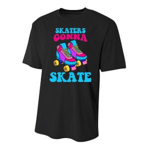 Skaters Gonna Skate Youth Performance Sprint T-Shirt