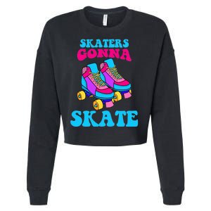 Skaters Gonna Skate Cropped Pullover Crew