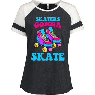 Skaters Gonna Skate Enza Ladies Jersey Colorblock Tee