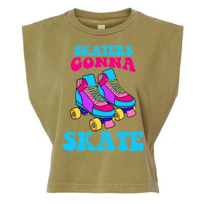 Skaters Gonna Skate Garment-Dyed Women's Muscle Tee