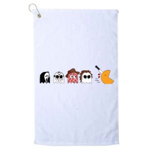 Serial Killer Boo Halloween Serial Killer Ghost Platinum Collection Golf Towel