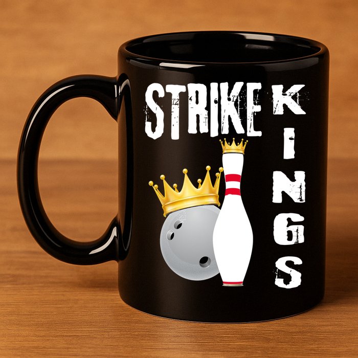 Strike Kings Bowling Logo 11oz C Handle Ceramic Mug