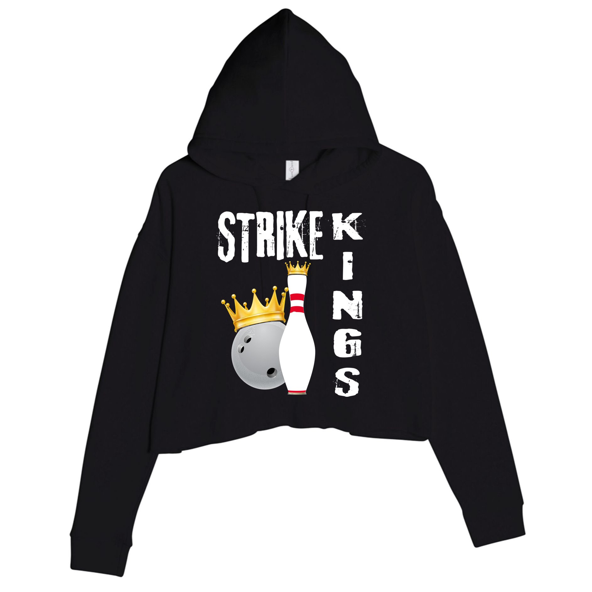 Strike Kings Bowling Logo Crop Fleece Hoodie