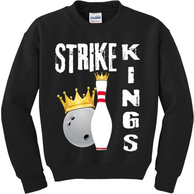 Strike Kings Bowling Logo Kids Sweatshirt