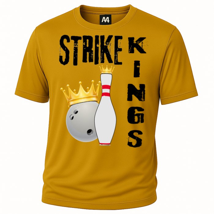 Strike Kings Bowling Logo Cooling Performance Crew T-Shirt