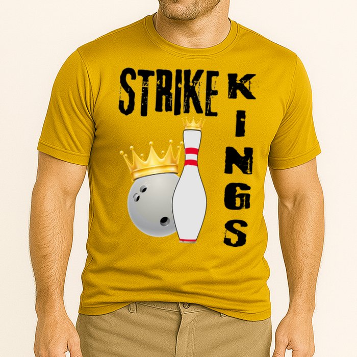 Strike Kings Bowling Logo Cooling Performance Crew T-Shirt